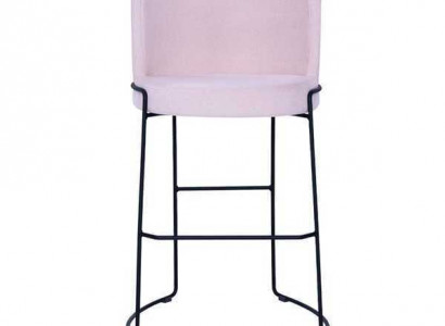 Modern bar stool chair designer textile dining chair stool bar pink new